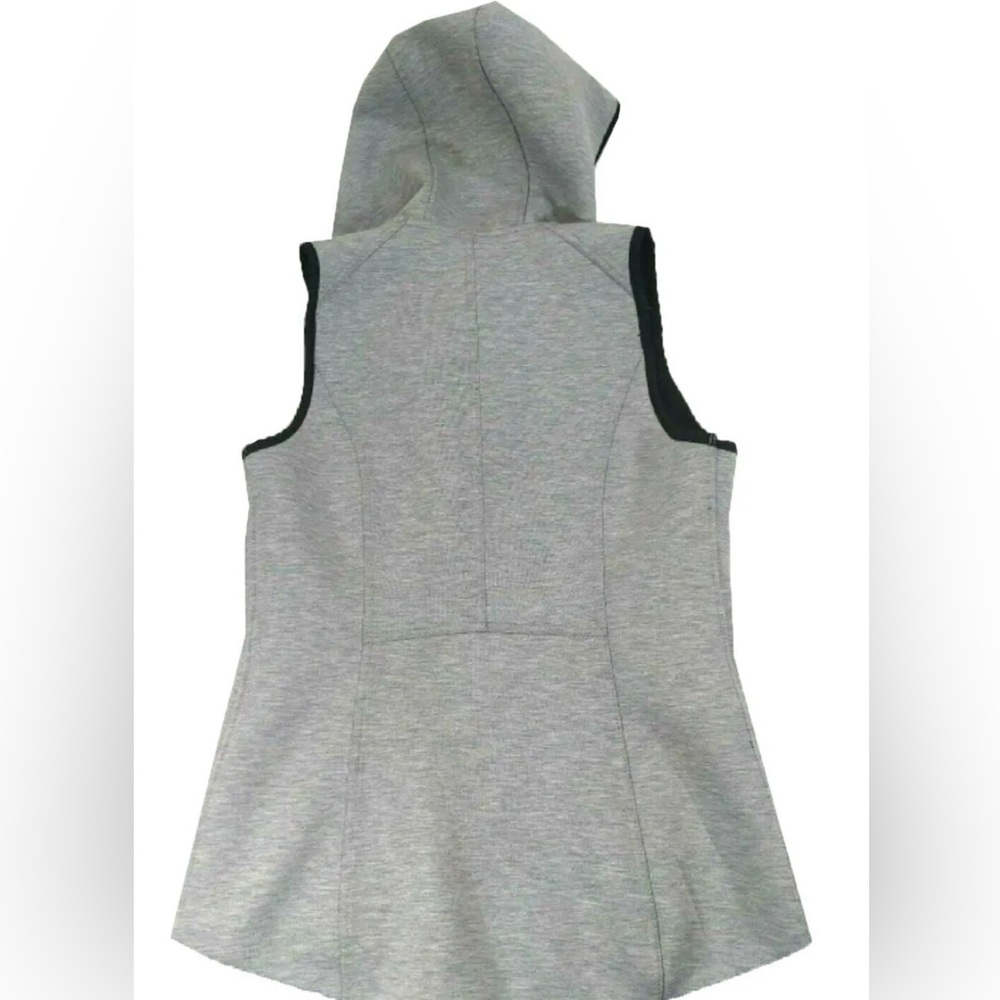 New Gerry Ladies' Lightweight Knit Vest Hooded in Light Heather Grey NWT - Picture 15 of 15